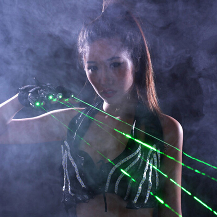 Achat de Gants laser vert 